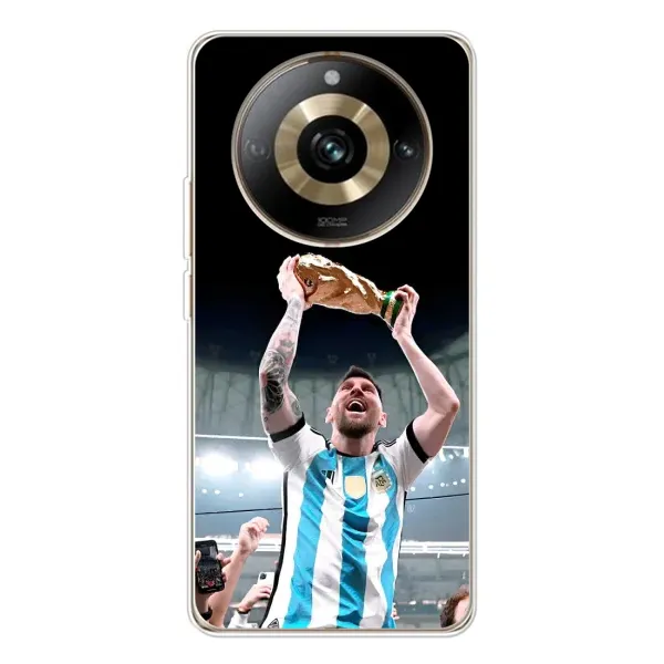 Чехол с рисунком «Счастливый Месси» для Realme 11 Pro 5G Чехол с рисунком «Счастливый Месси» для Realme 11 Pro 5G