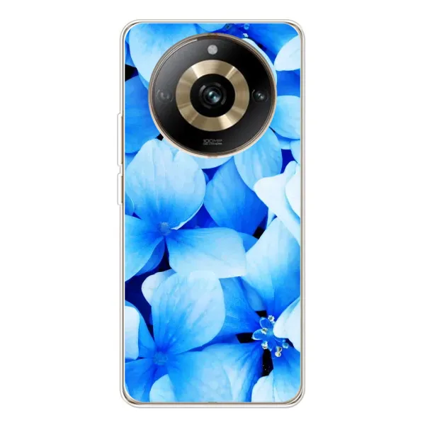 Чехол с рисунком «Синие цветы» для Realme 11 Pro 5G Чехол с рисунком «Синие цветы» для Realme 11 Pro 5G