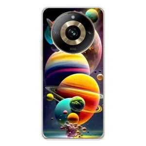 Чехол (ТПУ) с планетами на Realme 11 Pro 5G (Солнечна система)