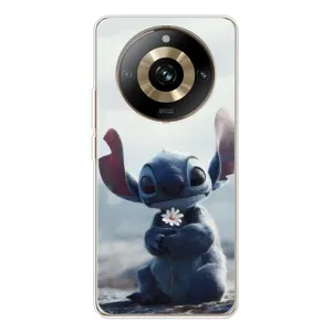 Чохол з малюнком Стіч для Realme 11 Pro 5G (Стіч з квіткою)