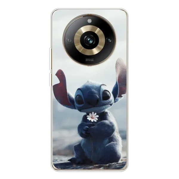 Чехол с рисунком «Стич с цветочком» для Realme 11 Pro 5G Чехол с рисунком «Стич с цветочком» для Realme 11 Pro 5G