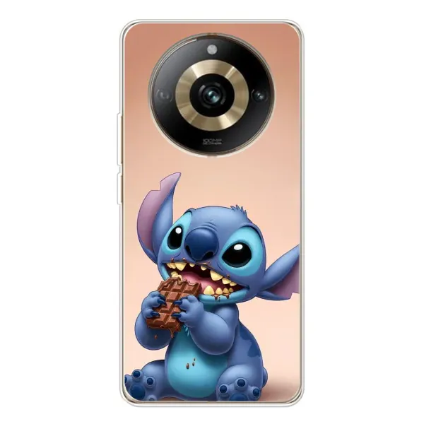 Чехол с рисунком «Стич с шоколадом» для Realme 11 Pro 5G Чехол с рисунком «Стич с шоколадом» для Realme 11 Pro 5G