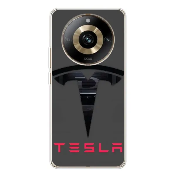 Чехол с рисунком «Logo TESLA» для Realme 11 Pro 5G Чехол с рисунком «Logo TESLA» для Realme 11 Pro 5G