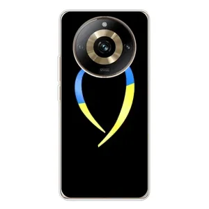 Силиконовый Чехол на Realme 11 Pro 5G (Я-Украина) (Украинское сердце)