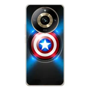 Чохол с Щітом Капітана Америки на Realme 11 Pro 5G (Яскраий Щит Капітана)