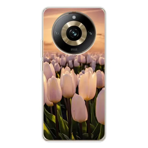Чехол с рисунком «Закат с цветами» для Realme 11 Pro 5G Чехол с рисунком «Закат с цветами» для Realme 11 Pro 5G