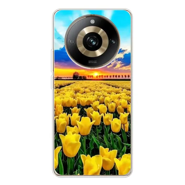 Чехол с рисунком «Желтые тюльпаны» для Realme 11 Pro 5G Чехол с рисунком «Желтые тюльпаны» для Realme 11 Pro 5G