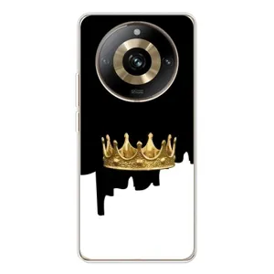 Чохол (Корона на чорному фоні) для 11 Про 5G (Золота корона)