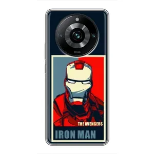 Чехол Супергерой Железный человек на Realme 11 Pro Plus (Art Iron man)