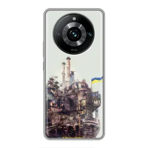 Чехлы на военную тематику для Realme 11 Pro Plus (Азовсталь)
