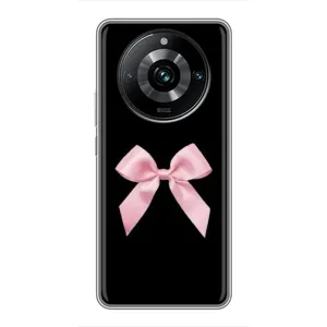 Чохол банти для Realme 11 Pro Plus (Бант на чорному)