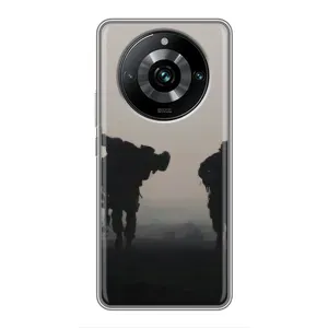 Чехлы на военную тематику для Realme 11 Pro Plus (Бой солдат)