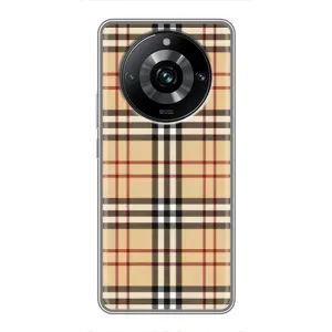 Чохол з Брендами одягу на Реалмі 11 Про Плюс (Burberry стиль)