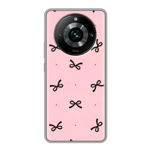 Чохол банти для Realme 11 Pro Plus (Чорні бантики)