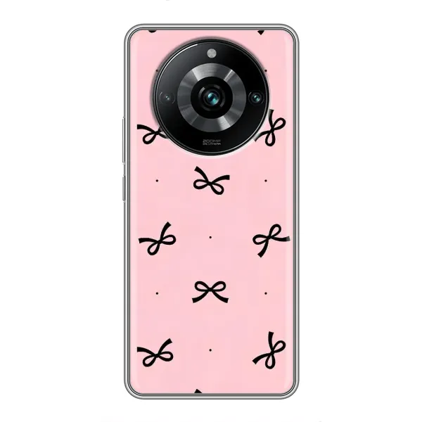 Чохол з малюнком «Чорні бантики» для Realme 11 Pro Plus
