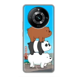 Чохли з Пандами на Realme 11 Pro Plus (Друзі)