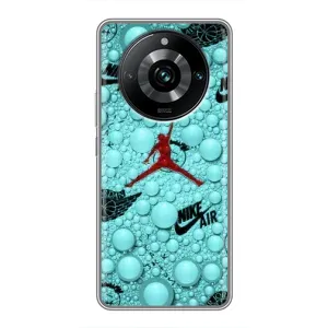 Силіконовый Чохол Nike Air Jordan на Реалмі 11 Про Плюс (Джордан Найк)