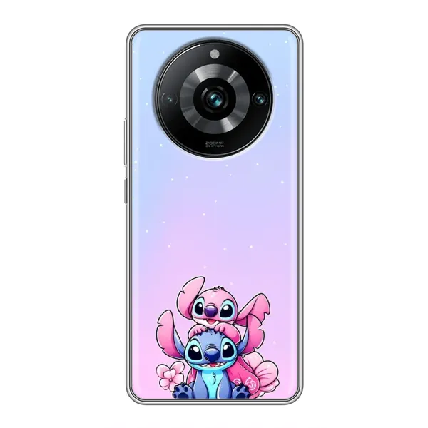Чехол с рисунком «Энджл и Стич» для Realme 11 Pro Plus