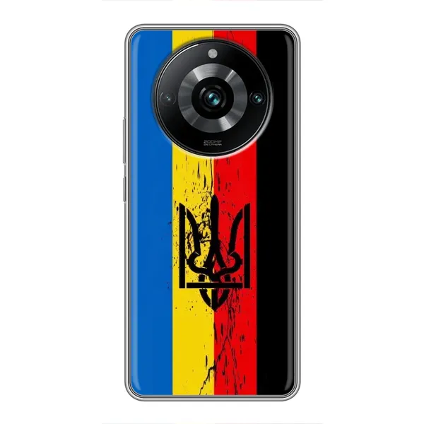 Чехол с рисунком «Флаг УПА» для Realme 11 Pro Plus Чехол с рисунком «Флаг УПА» для Realme 11 Pro Plus