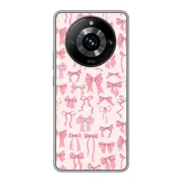 Чохол з малюнком «Фон бантики» для Realme 11 Pro Plus