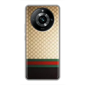 Чехлы Бренд GUCCI для Realme 11 Pro Plus (Фон Гуччи)