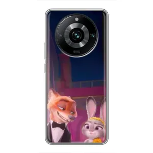 Силиконовый чехол с принтом Зоотрополіс для Realme 11 Pro Plus (Главные герои)