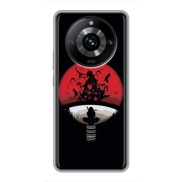 Чехол с рисунком «Итачи на черном» для Realme 11 Pro Plus