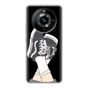 Чохол з Прикольним Принтом на Realme 11 Pro Plus (Кеди)