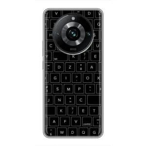Чехол с рисунком «Клавиатура» для Realme 11 Pro Plus