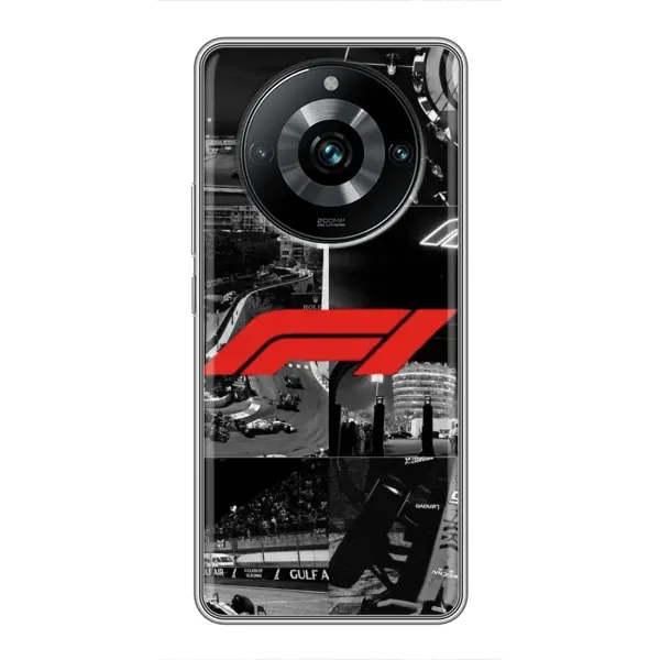 Чехол с рисунком «Коллаж Формула 1» для Realme 11 Pro Plus Чехол с рисунком «Коллаж Формула 1» для Realme 11 Pro Plus