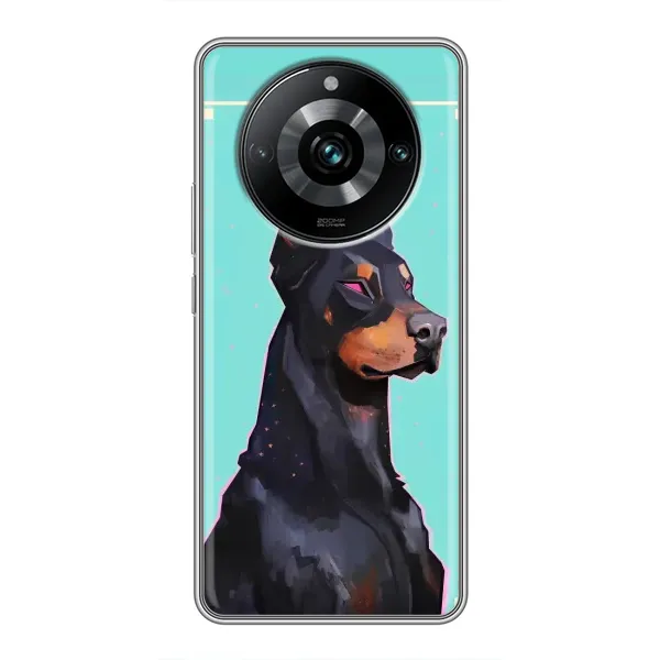 Чехол с рисунком «Король доберман» для Realme 11 Pro Plus Чехол с рисунком «Король доберман» для Realme 11 Pro Plus