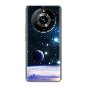 Чехол (ТПУ) с планетами на Realme 11 Pro Plus (Космический вид)