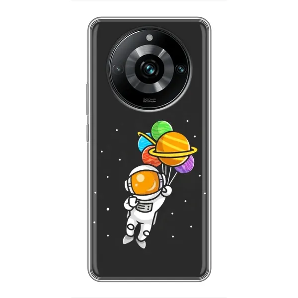Чехол с рисунком «Космонавт с шариками» для Realme 11 Pro Plus Чехол с рисунком «Космонавт с шариками» для Realme 11 Pro Plus