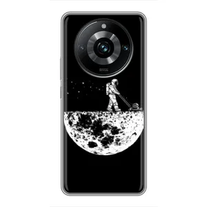 Силиконовый Чехол с принтом "Космонавты" на Realme 11 Pro Plus (Космонавт)