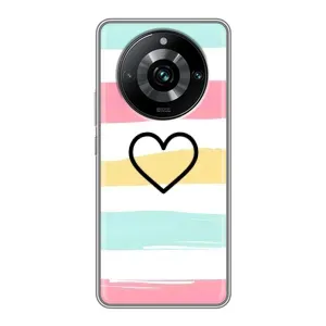 Чехлы с тематикой "Маленькие Сердечки" на Realme 11 Pro Plus (Красивое сердечко)