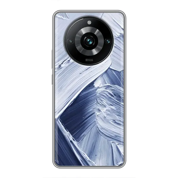 Чехол с рисунком «Краски мазки» для Realme 11 Pro Plus