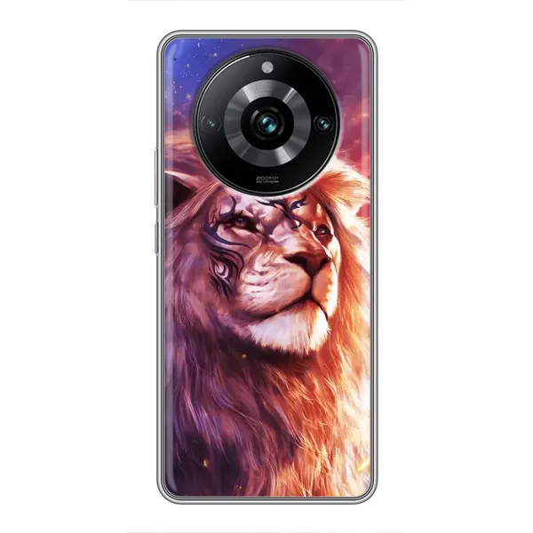 Чехол с рисунком «Красочный ЛЕВ» для Realme 11 Pro Plus Чехол с рисунком «Красочный ЛЕВ» для Realme 11 Pro Plus