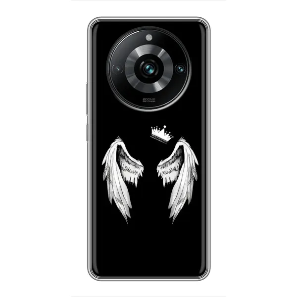 Чехол с рисунком «Крылья и корона» для Realme 11 Pro Plus