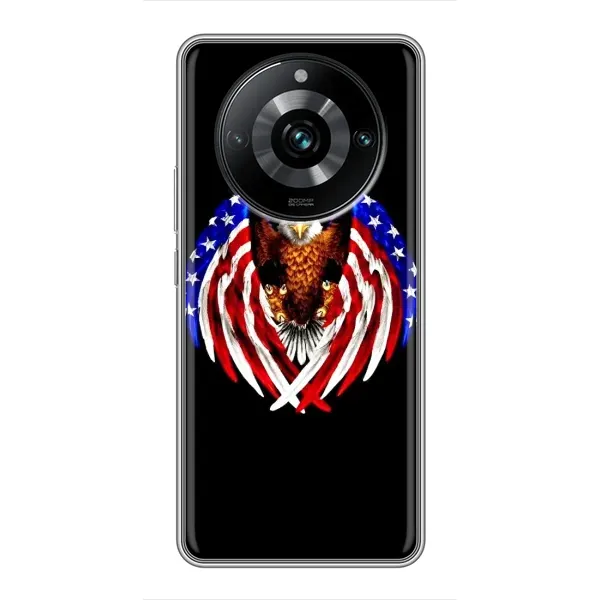 Чехол с рисунком «Крылья США» для Realme 11 Pro Plus