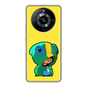 Чехол Бравл Старс для Realme 11 Pro Plus (Леон (LEON))