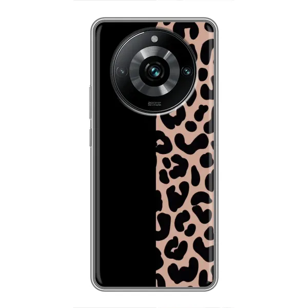 Чехол с рисунком «Леопардовый фон» для Realme 11 Pro Plus