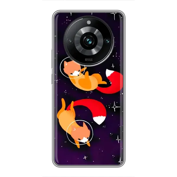 Чехол с рисунком «Лисы» для Realme 11 Pro Plus Чехол с рисунком «Лисы» для Realme 11 Pro Plus