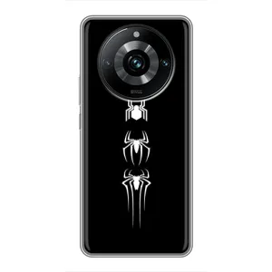 Чехол Супергерой Человека Паука на Realme 11 Pro Plus (Лого паука)