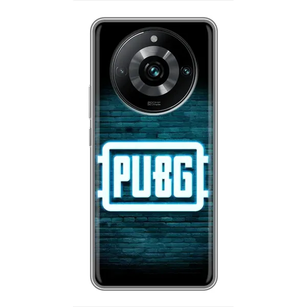 Чехол с рисунком «Лого PUBG» для Realme 11 Pro Plus Чехол с рисунком «Лого PUBG» для Realme 11 Pro Plus