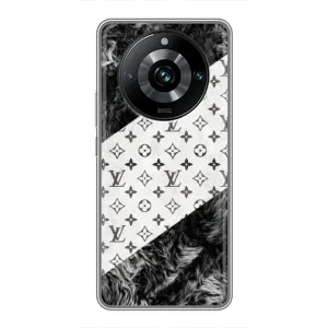 Чохол Стиль Louis Vuitton на Realme 11 Pro Plus (LV на білому)