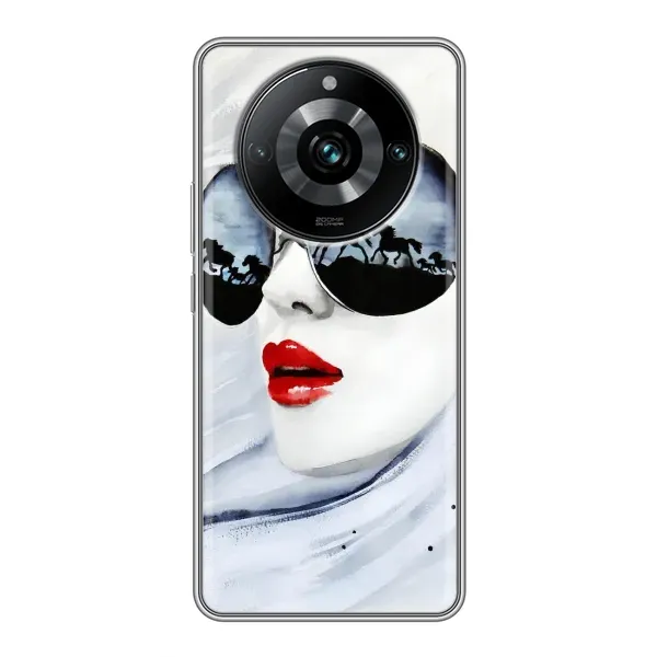 Чехол с рисунком «Любительница коней» для Realme 11 Pro Plus Чехол с рисунком «Любительница коней» для Realme 11 Pro Plus