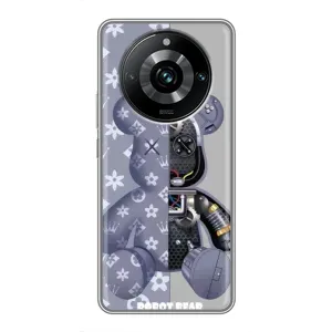 Силіконовий чохол для Realme 11 Pro Plus (Ведмідь Louis Vuitton)