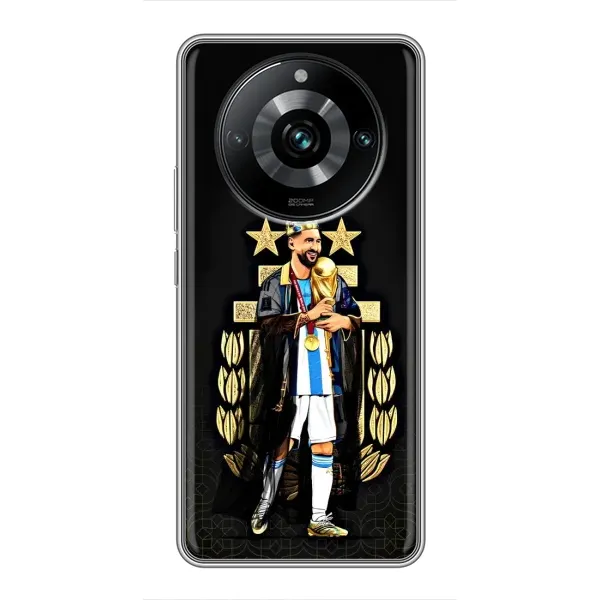Чехол с рисунком «Месси король» для Realme 11 Pro Plus