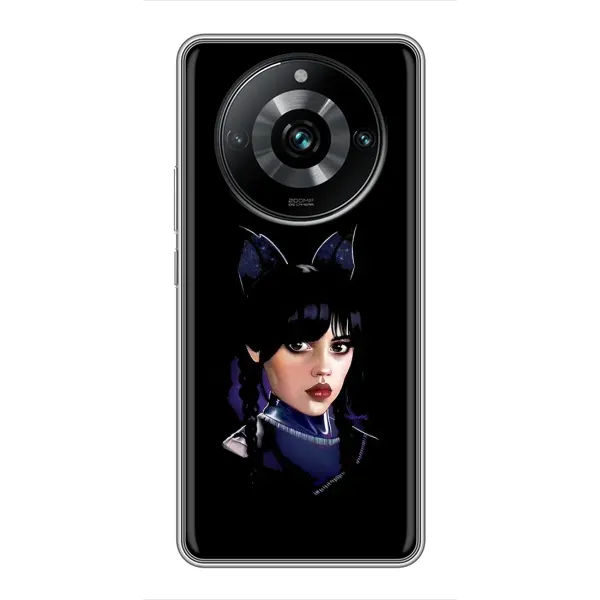 Чехол с рисунком «Милая Уэнсдей» для Realme 11 Pro Plus Чехол с рисунком «Милая Уэнсдей» для Realme 11 Pro Plus
