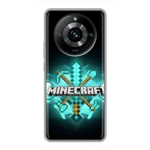 Чехол майнкрафт для Realme 11 Pro Plus (MineCraft 2)